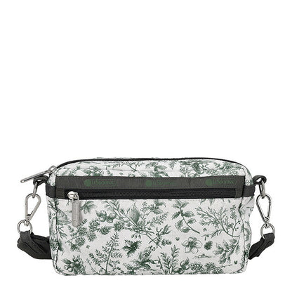 レスポートサック ショルダーバッグ レディース ブランド LeSportsac 1596 HA88 ホワイト/グリーン 斜めがけ 高級 おしゃれ プレゼント 女性 実用的 かわいい