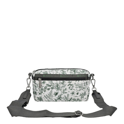 レスポートサック ショルダーバッグ レディース ブランド LeSportsac 1596 HA88 ホワイト/グリーン 斜めがけ 高級 おしゃれ プレゼント 女性 実用的 かわいい