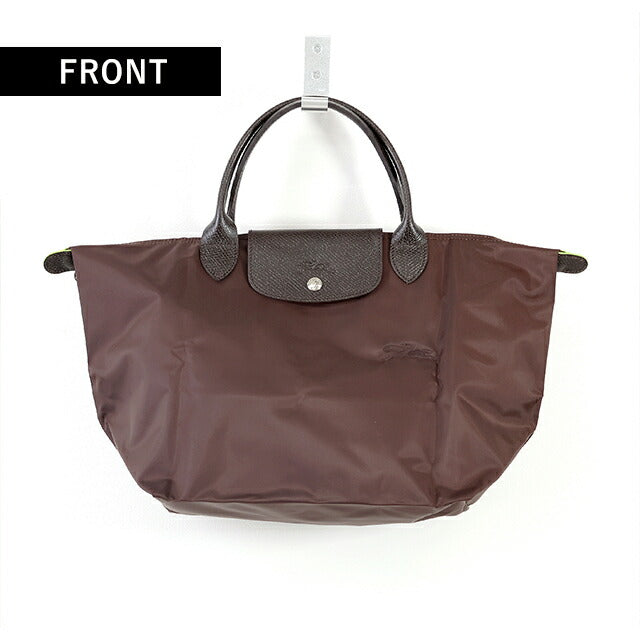 Longchamp Tote Bag for Women Brand LONGCHAMP Pliage Green M Top Handle Bag Foldable Lightweight L1623919002 Mocha 1623-919-002