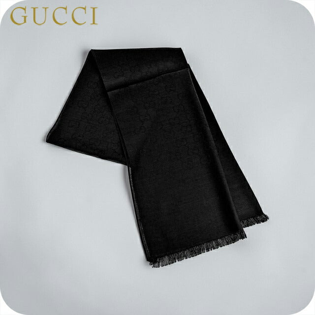 古驰披肩 男女品牌 GUCCI 165904-3G646 1000 黑色