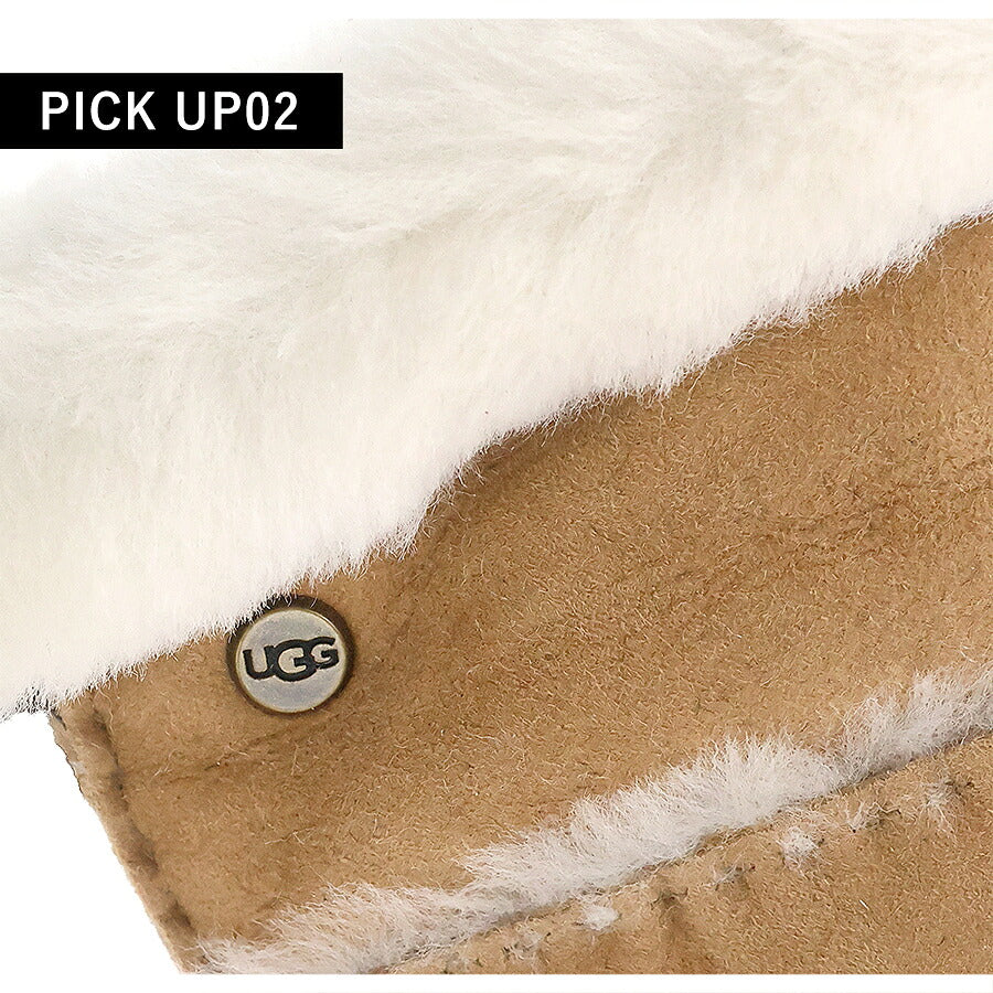 アグ 手袋 レディース ブランド UGG SHEEPSKIN SEAMED GLOVE Mサイズ 17371 Chestnut 小物 17371-CHE-M