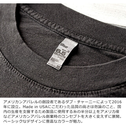 ロサンゼルスアパレル 長袖Ｔシャツ メンズ レディース ブランド 6.5oz ロンT S M L XL クルーネック 無地 1807GD 白 黒 選べるモデル 1807GD