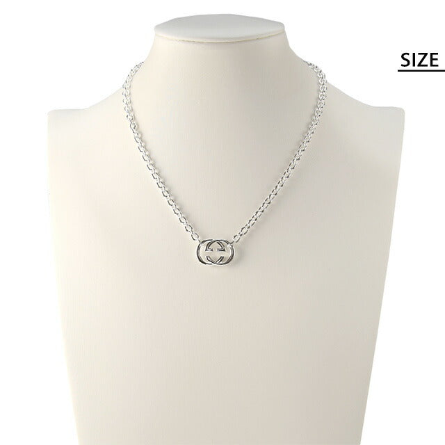 グッチ ネックレス GUCCI ダブルG ペンダント シルバー925 メンズ レディース 190489 J8400 8106 シルバー アクセサリー 記念品 プレゼント ギフト 190489-J8400-8106