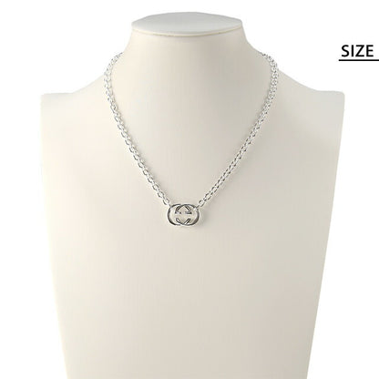 グッチ ネックレス GUCCI ダブルG ペンダント シルバー925 メンズ レディース 190489 J8400 8106 シルバー アクセサリー 記念品 プレゼント ギフト 190489-J8400-8106