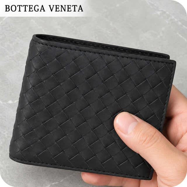 ボッテガ・ヴェネタ 二つ折り財布 メンズ ブランド BOTTEGA VENETA