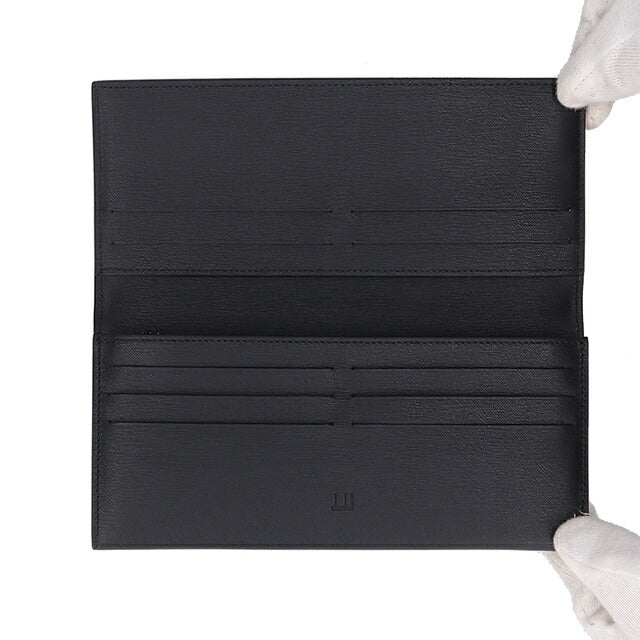 ダンヒル 財布 長財布 メンズ 革 レザーウォレット 小銭入れ dunhill サイドカー 19F2F10SGR ブラック 記念品 プレゼント ギフト 19F2F10SGR