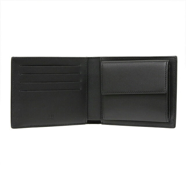 ダンヒル 二つ折り財布 メンズ ブランド Sidecar 革 レザーウォレット 小銭入れあり レザー 19F2F32AT001R ブラック 財布 19F2F32AT001R