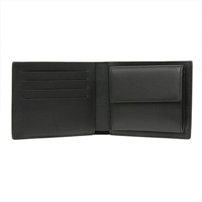 ダンヒル 二つ折り財布 メンズ ブランド Sidecar 革 レザーウォレット 小銭入れあり レザー 19F2F32AT001R ブラック 財布 19F2F32AT001R