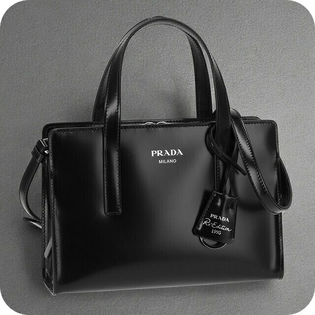 プラダ ハンドバッグ レディース ブランド PRADA レザー 1BA357 ブラック 1BA357SPAZZOOO-NER