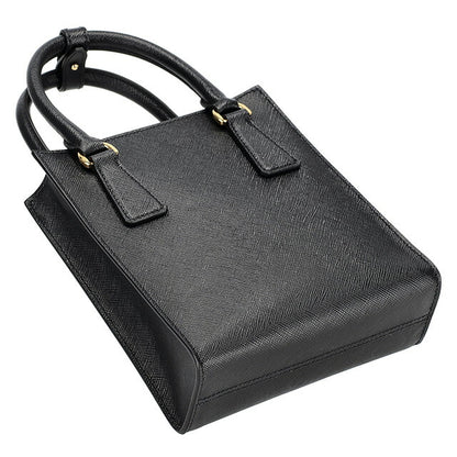 プラダ ハンドバッグ レディース ブランド PRADA レザー 1BA358 ブラック 1BA358S-LUEOO-NER