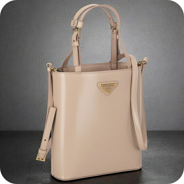 プラダ ハンドバッグ レディース ブランド PRADA レザー 1BA401 ベージュ 1BA401SPAZZOOO-NINFE