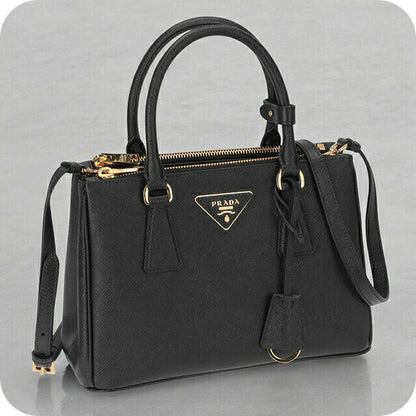 プラダ ハンドバッグ レディース ブランド PRADA レザー 1BA896 ブラック 1BA896S-LUEOO-NER