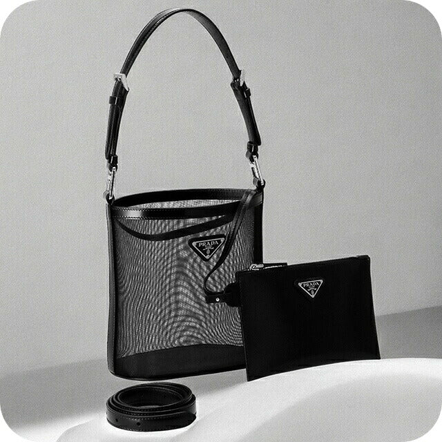 プラダ ハンドバッグ レディース ブランド PRADA 1BE061 ブラック 1BE061RESPAZHOO-NER
