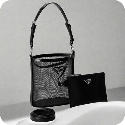プラダ ハンドバッグ レディース ブランド PRADA 1BE061 ブラック 1BE061RESPAZHOO-NER