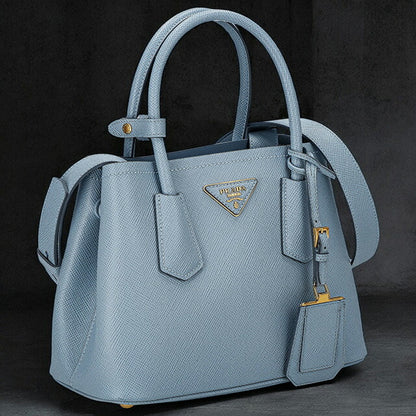 プラダ ハンドバッグ レディース ブランド PRADA レザー 1BG443 ブルー 1BG443S-CUIRXOO-CEL