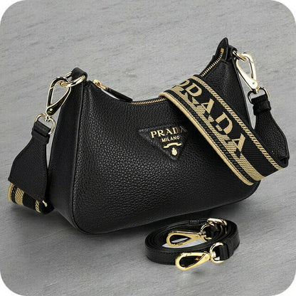 プラダ ショルダーバッグ レディース ブランド PRADA レザー 1BH193 ブラック 1BH193V-DAIS3OM-NERC