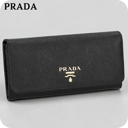 プラダ 長財布 レディース ブランド PRADA レザー ITALY 1MH132 NER ブラック ウォレット 高級 おしゃれ プレゼント 実用的