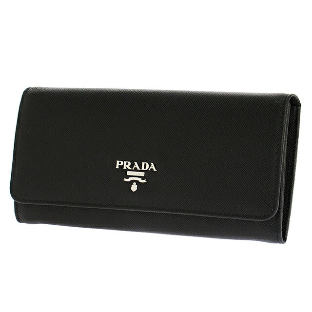 プラダ 長財布 レディース ブランド PRADA レザー ITALY 1MH132 NER ブラック ウォレット 高級 おしゃれ プレゼント 実用的