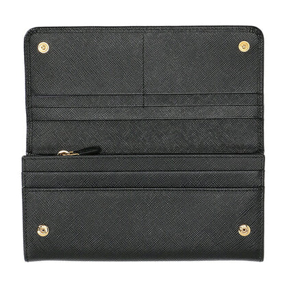 プラダ 長財布 レディース ブランド PRADA レザー ITALY 1MH132 NER ブラック ウォレット 高級 おしゃれ プレゼント 実用的