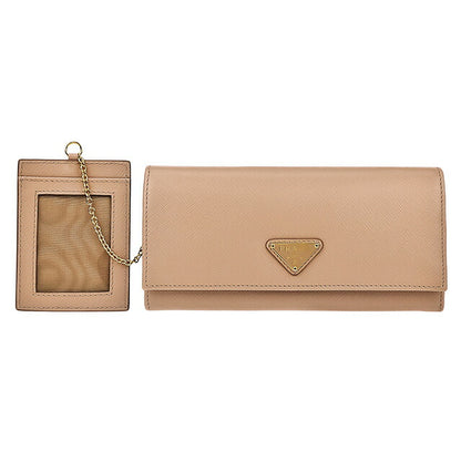 プラダ 長財布 レディース ブランド PRADA レザー 1MH132 ピンクベージュ 1MH132S-TRIAN-CIP