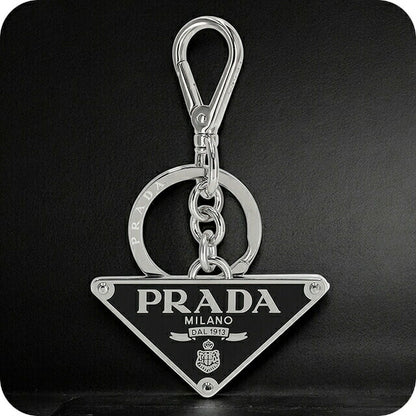 プラダ キーリング メンズ レディース ブランド PRADA 1PS057 シルバー/ブラック 1PS057ACC-SMA-AC-NE