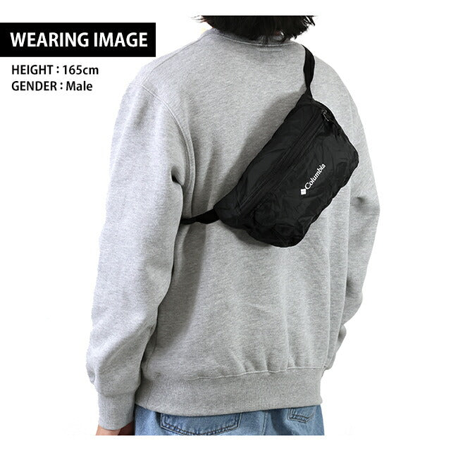 コロンビア ヒップバック メンズ レディース ブランド ボディバッグ クロスボディバッグ 100%Nylon 2093271 ブラック バッグ 2093271-010