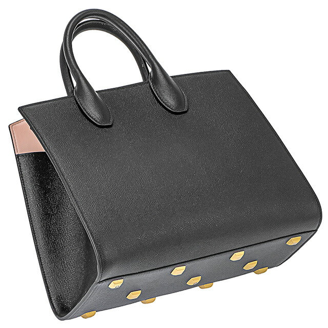 フェラガモ ハンドバッグ レディース ブランド Ferragamo 210398CALF NE BO 740 941 ブラック/ピンク 210398CALF-NE-BO-740-941