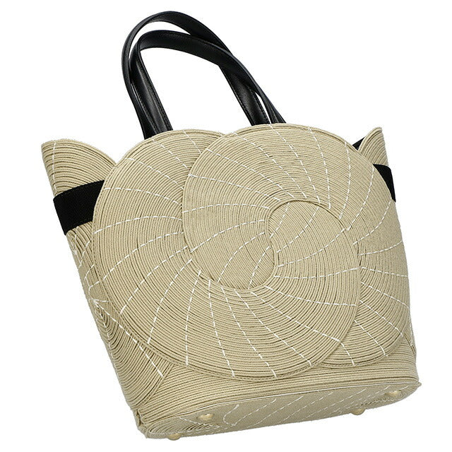 フェラガモ トートバッグ レディース ブランド Ferragamo 212935LSRICAMO NAT 759 413 アイボリー/ブラック 212935LSRICAMO-NAT-759-413