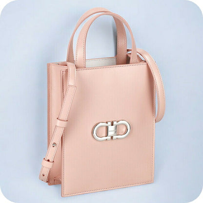 フェラガモ ハンドバッグ レディース ブランド Ferragamo 218358CALF NYLPK 771 813 ピンク 218358CALF-NYLPK-771-813