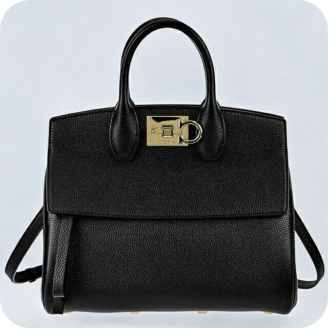 フェラガモ ハンドバッグ レディース ブランド Ferragamo 21H159CALF NER 718 293 ブラック 21H159CALF-NER-718-293