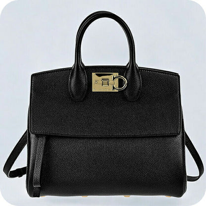 フェラガモ ハンドバッグ レディース ブランド Ferragamo 21H159CALF NER 718 293 ブラック 21H159CALF-NER-718-293