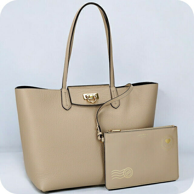 フェラガモ トートバッグ レディース ブランド Ferragamo 21I376CALF DAINO 758 183 ベージュ 21I376CALF-DAINO-758-183