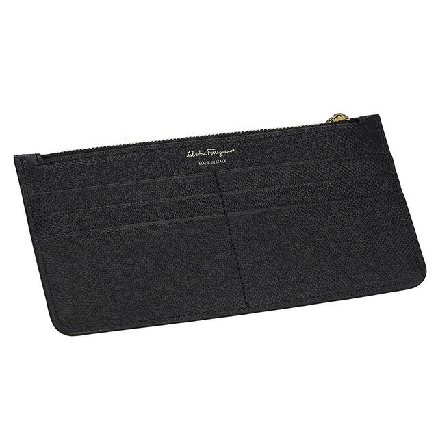 フェラガモ カードケース メンズ レディース ブランド Ferragamo 220404CALF NERR 758 555 ブラック 220404CALF-NERR-758-555