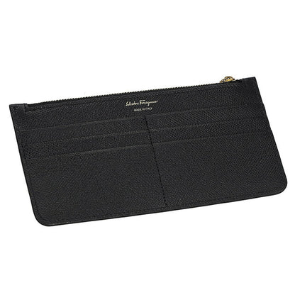 フェラガモ カードケース メンズ レディース ブランド Ferragamo 220404CALF NERR 758 555 ブラック 220404CALF-NERR-758-555