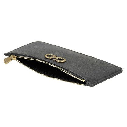 フェラガモ カードケース メンズ レディース ブランド Ferragamo 220404CALF NERR 758 555 ブラック 220404CALF-NERR-758-555