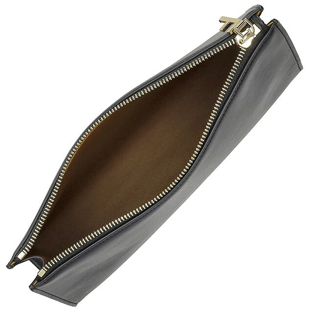 フェラガモ ポーチ レディース ブランド Ferragamo 220801CALF NE NC 775 308 ブラック/ブラウン 220801CALF-NE-NC-775-308