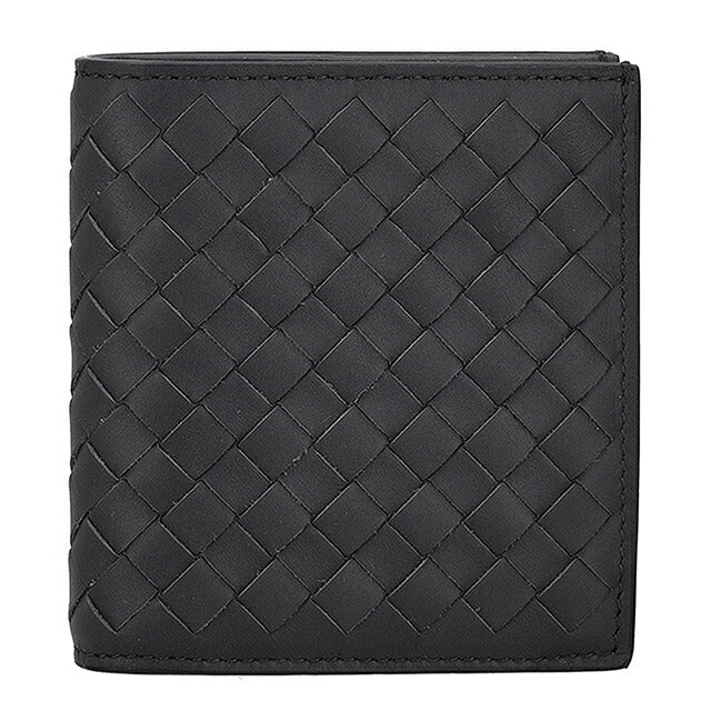 ボッテガ・ヴェネタ 二つ折り財布 二折財布 メンズ ブランド BOTTEGA VENETA 222338-V47W1 2015 ダークグレー ウォレット 高級 おしゃれ プレゼント 実用的