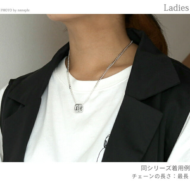 グッチ Gロゴ カットアウト プレート ラウンド ネックレス シルバー925 グッチ ネックレス GUCCI カットアウトG ペンダント シルバー925