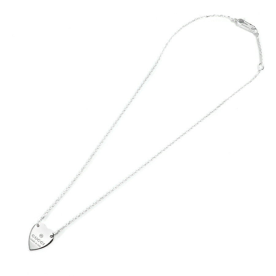 グッチ ネックレス トレードマーク ペンダント sterling silver ハート レディース 223512 J8400 8106 GUCCI シルバー 記念品 プレゼント ギフト 223512-J8400-8106