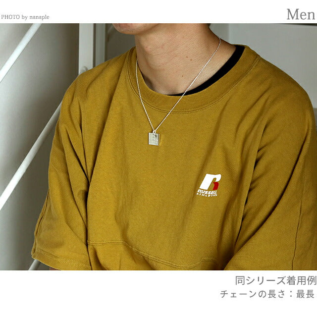グッチ ネックレス GUCCI スクエアプレート ペンダント シルバー925 メンズ レディース 223869 J8400 8106 シルバー アクセサリー 記念品 プレゼント ギフト 223869-J8400-8106