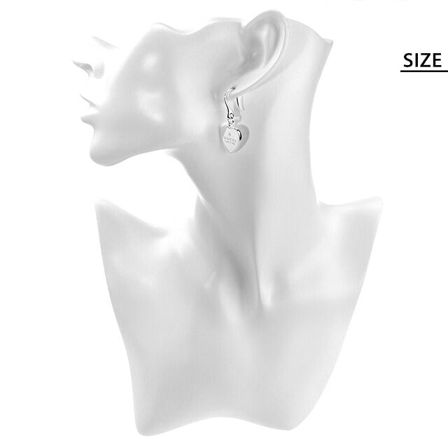 グッチ ピアス レディース ブランド トレードマーク スターリングシルバー プレート フック 両耳用 223993 J8400 8106 シルバー 223993-J8400-8106