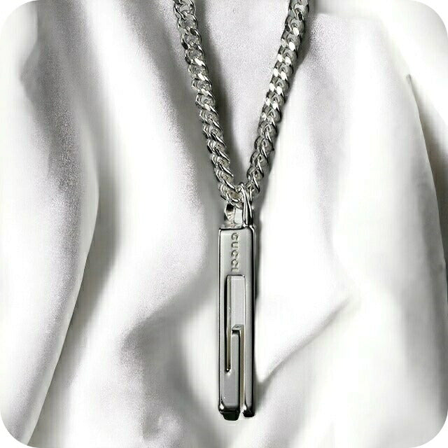 グッチ ネックレス GUCCI Gマーク チェーン ペンダント シルバー925 メンズ レディース 225055 J8400 8106 シルバー アクセサリー 記念品 プレゼント ギフト 225055-J8400-8106