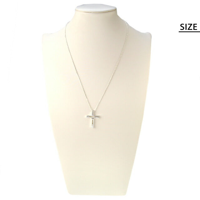 グッチ ネックレス メンズ レディース ブランド スターリングシルバー クロス 十字架 228364 J8400 8106 シルバー アクセサリー 228364-J8400-8106