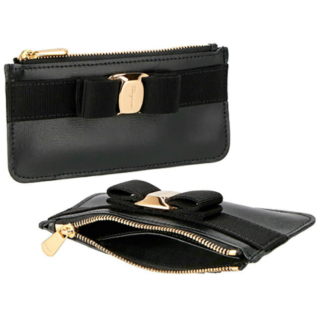 フェラガモ コインケース レディース ブランド Ferragamo 22E010CALF NER 734 494 ブラック 22E010CALF-NER-734-494