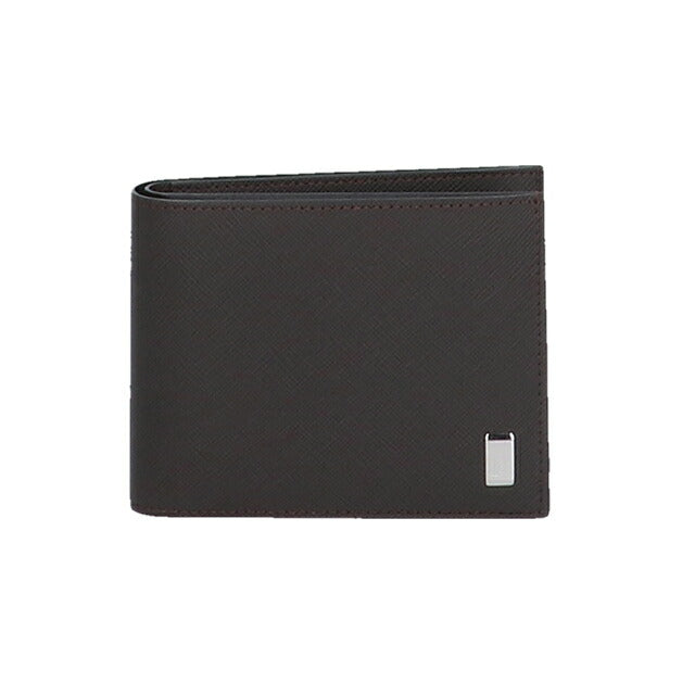 ダンヒル 財布 二つ折り財布 メンズ 小銭入れ dunhill プレイン 22R2P10 BR ダークブラウン 記念品 プレゼント ギフト 22R2P10BR