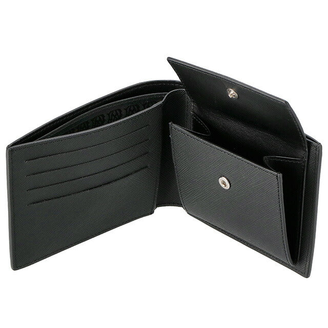 新品 dunhill 二つ折り財布 ブラック DU22R2P10PS 001R ダンヒル 二つ折り財布 財布 メンズ プレーン ブラック