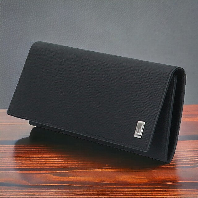 ダンヒル 財布 長財布 メンズ 小銭入れ dunhill プレイン 22R2P12PS ブラック 記念品 プレゼント ギフト 22R2P12PS