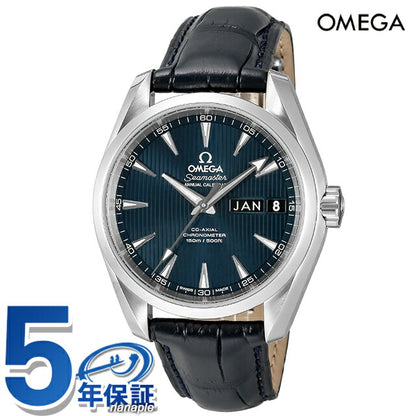 オメガ シーマスター アクアテラ 38.5mm 自動巻き 腕時計 ブランド メンズ OMEGA 231.13.39.22.03.001 アナログ ブルー スイス製 231-13-39-22-03-001