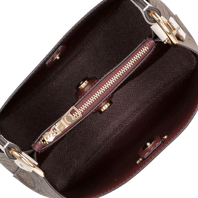 コーチ ハンドバッグ レディース ブランド COACH シグネチャー 2312 IMRO8 1 ベージュ/ホワイト 2312-IMRO8-1