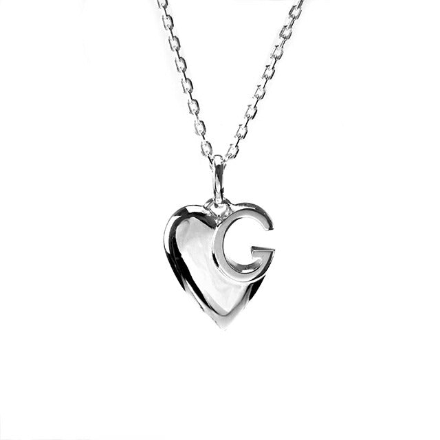 グッチ ネックレス レディース ブランド スターリングシルバー ハート 233963 J8400 8106 シルバー アクセサリー 233963-J8400-8106
